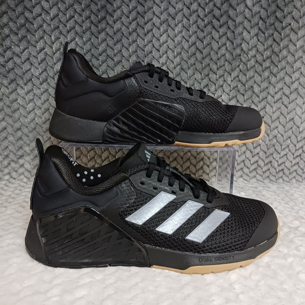 Adidas Dropset 3 Core Black Grey Women's Training Sneakers Shoes Size 8